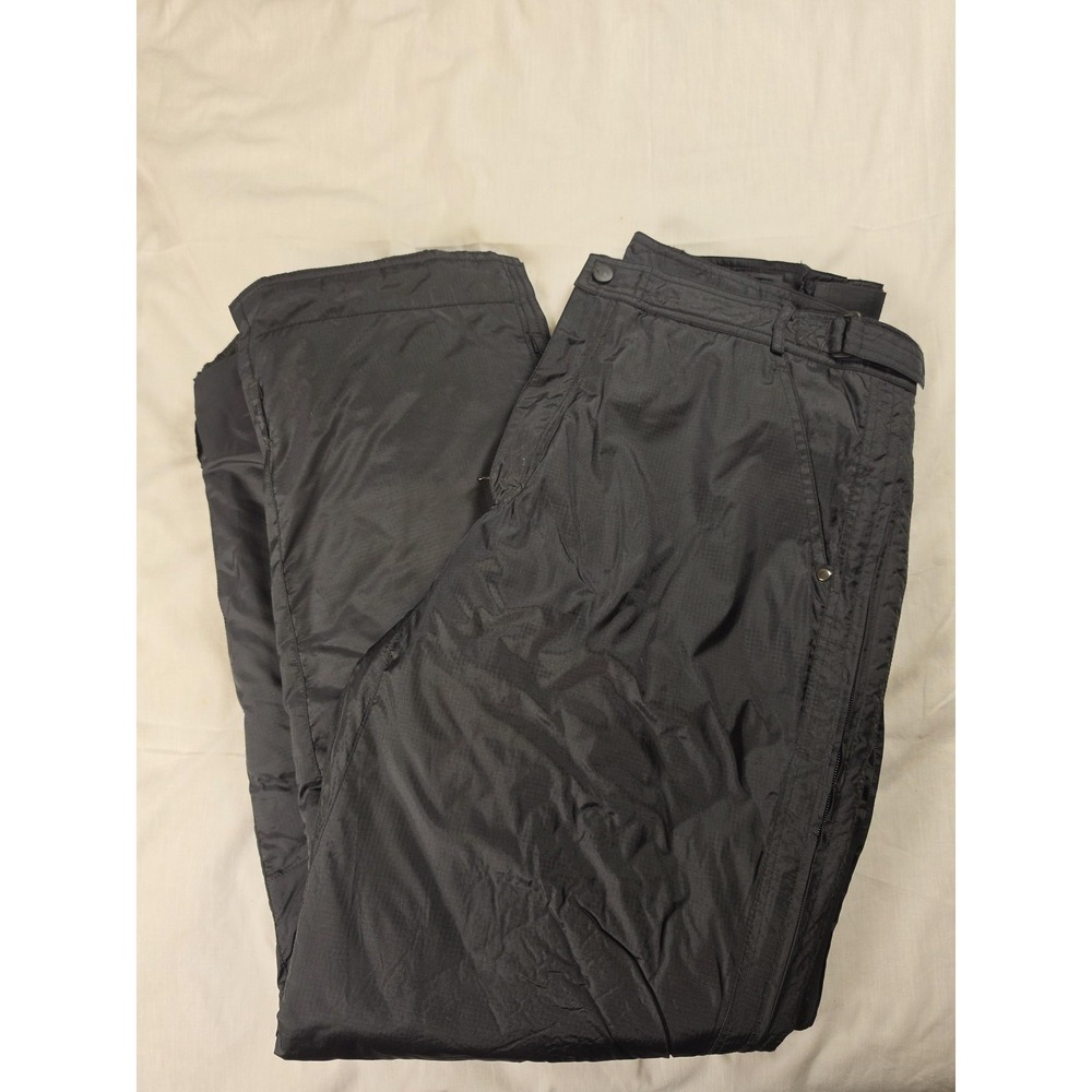 Fieldsheer Pants Mens Large Black Insulated Snow Ski Adjustable Waist Zip Pocket